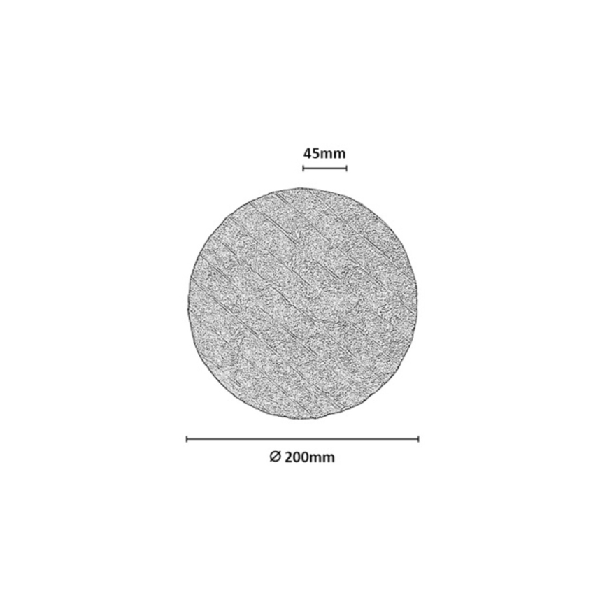 Rabalux - Aplica LED de perete LED/12W/230V 3000/4500/6500K neagră