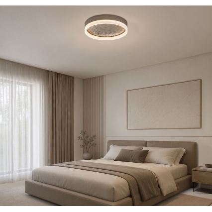 Rabalux - Lampă de tavan LED reglabilă LED/24W/230V 3000-6500K Ø 40 cm bej + telecomandă