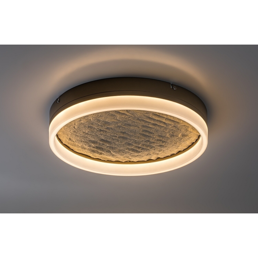 Rabalux - Lampă de tavan LED reglabilă LED/24W/230V 3000-6500K Ø 40 cm bej + telecomandă