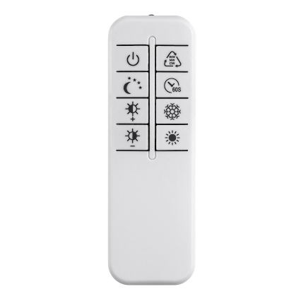 Rabalux - Lampă de tavan LED reglabilă LED/24W/230V 3000-6500K Ø 40 cm bej + telecomandă