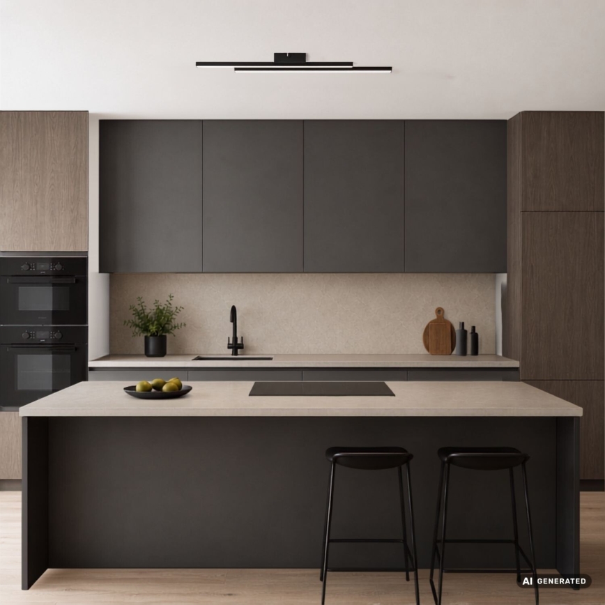 Rabalux - Plafonieră LED LED/12W/230V 3000K neagră