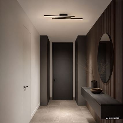 Rabalux - Plafonieră LED/18W/230V 3000K neagră