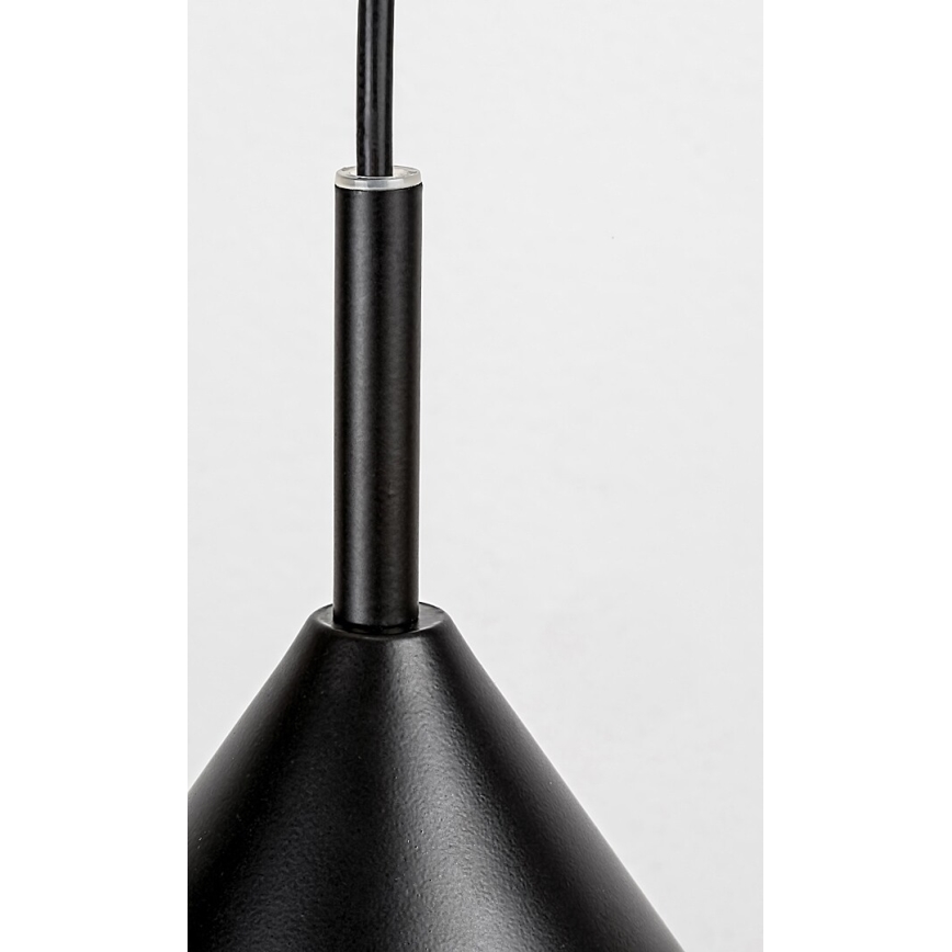 Rabalux - Lampă suspendată cu cablu 1xE27/40W/230V Ø 25 cm neagră