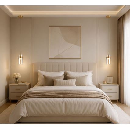 Rabalux - Lustră LED suspendată pe cablu LED/10W/230V 3000K auriu