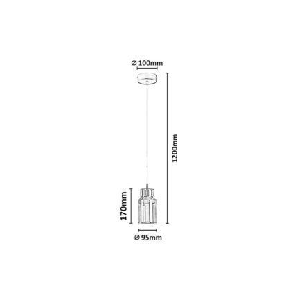 Rabalux - Lustră LED suspendată pe cablu LED/10W/230V 3000K auriu