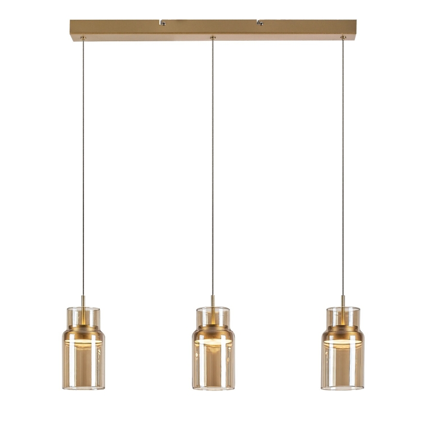 Rabalux - Lustru LED suspendat pe cablu LED/27W/230V 3000K auriu
