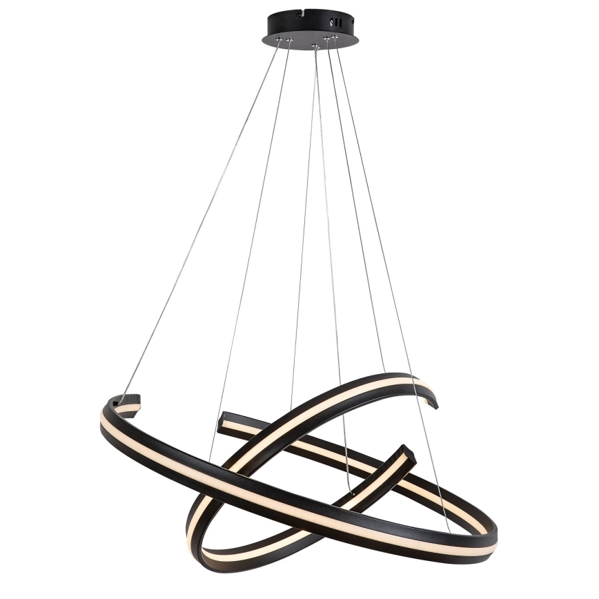 Rabalux - LED lustră reglabilă pe cablu LED/80W/230V 3000-6500K neagră + telecomandă