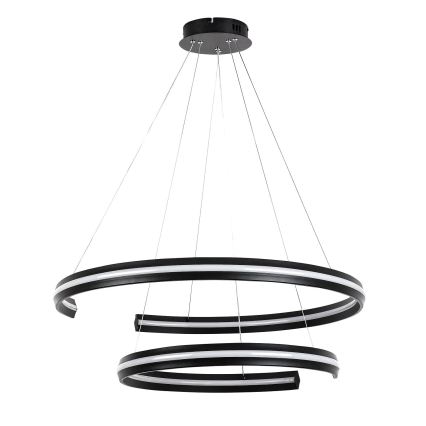 Rabalux - LED lustră reglabilă pe cablu LED/80W/230V 3000-6500K neagră + telecomandă
