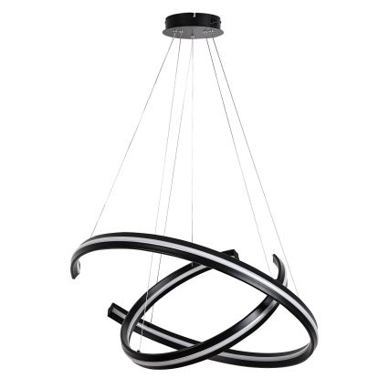 Rabalux - LED lustră reglabilă pe cablu LED/80W/230V 3000-6500K neagră + telecomandă
