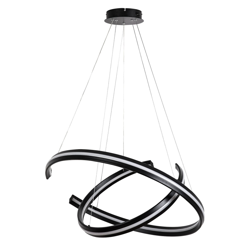 Rabalux - LED lustră reglabilă pe cablu LED/80W/230V 3000-6500K neagră + telecomandă