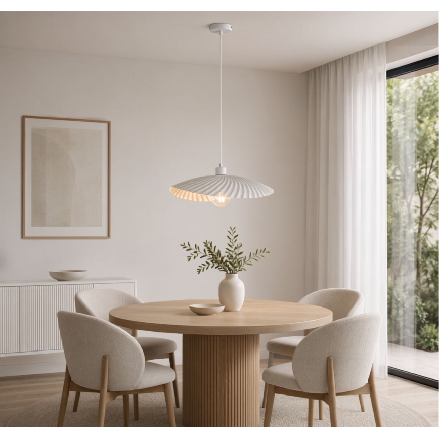 Rabalux - Lampă suspendată pe cablu 1xE27/40W/230V albă
