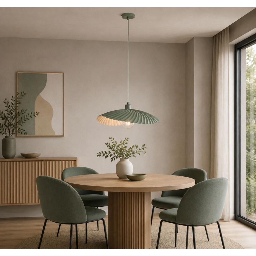 Rabalux - Lampă suspendată pe cablu 1xE27/40W/230V verde