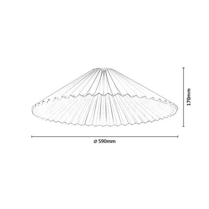 Rabalux - Abajur pentru lustră, max. 40 W, Ø 59 cm, alb
