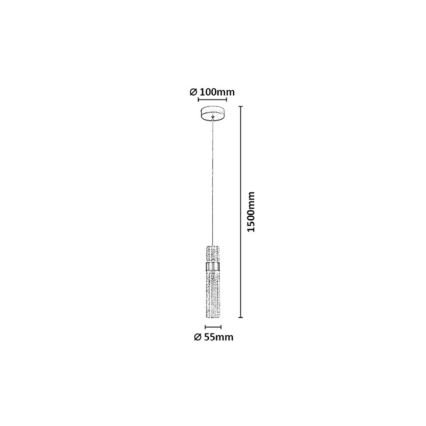 Rabalux - Lustru LED suspendat pe cablu LED/8W/230V 3000K