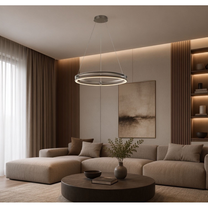 Rabalux - Candelabru LED dimabil pe cablu LED/60W/230V 3000-6500K gri + telecomandă