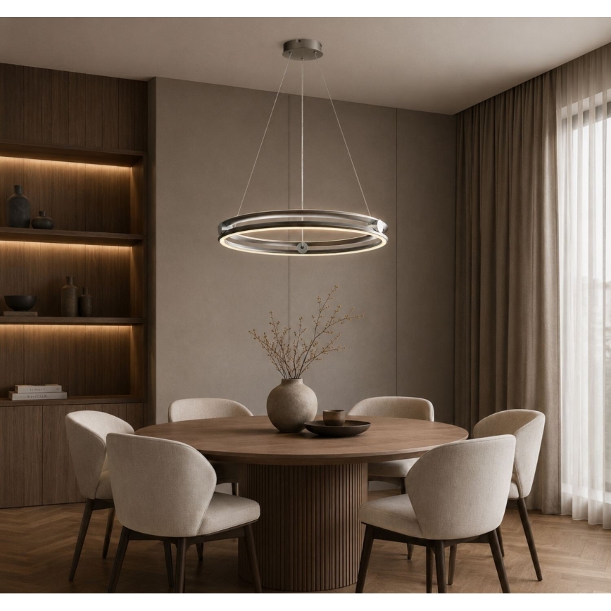 Rabalux - Candelabru LED dimabil pe cablu LED/60W/230V 3000-6500K gri + telecomandă
