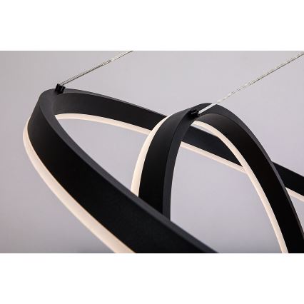 Rabalux - Lustru LED dimabil, suspendat pe cablu, 80 W, 230 V, 3000–6500 K, cu telecomandă