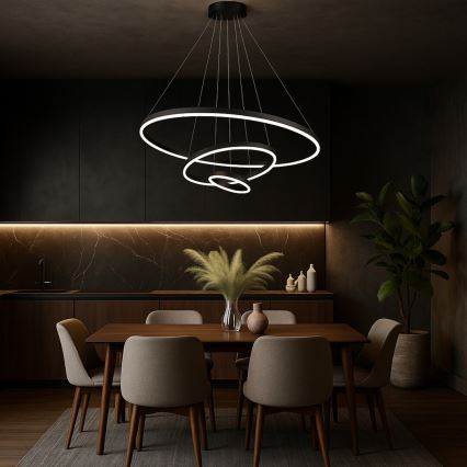 Rabalux - Candelabru LED reglabil pe cablu LED/100W/230V 3000-6500K + telecomandă
