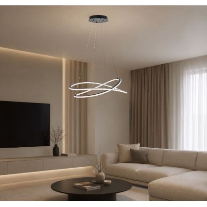 Rabalux - Lustră LED dimabilă pe cablu LED/75W/230V 3000-6500K + telecomandă