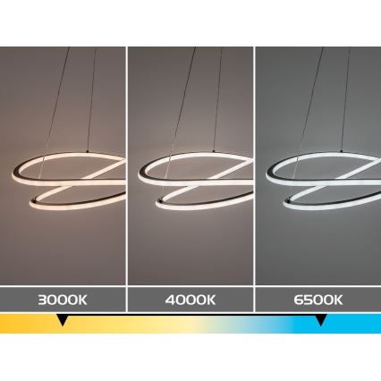 Rabalux - Lustră LED dimabilă pe cablu LED/75W/230V 3000-6500K + telecomandă
