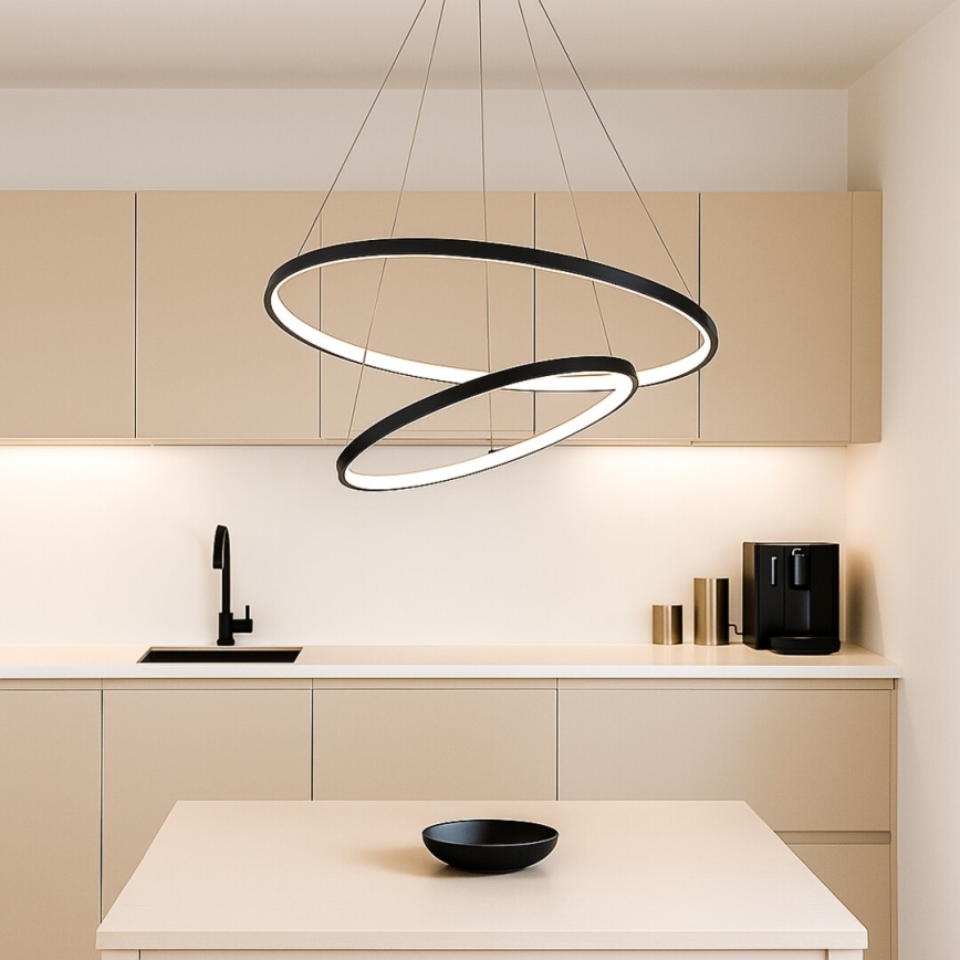 Rabalux - Lustră LED dimabilă suspendată pe cablu LED/75W/230V 3000-6500K + telecomandă