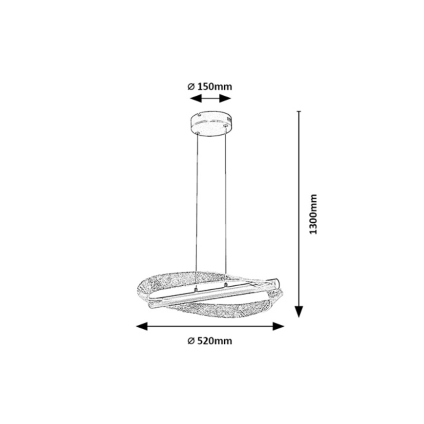 Rabalux - Lustră LED pe cablu LED/24W/230V 3000K