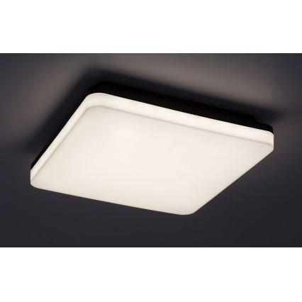 Rabalux - Plafonieră LED pentru baie, 24 W, 230 V, IP54, 28 x 28 cm