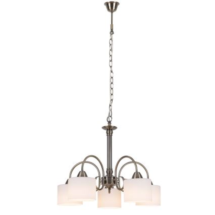 Rabalux 7276 - Lustră EDITH 5xE27/60W/230V bronz