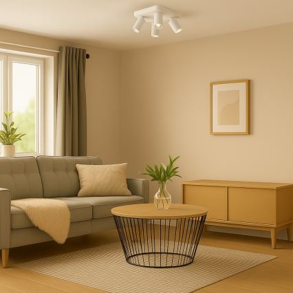 Rabalux - Spot aplicat cu 4xGU10/7W/230V, alb