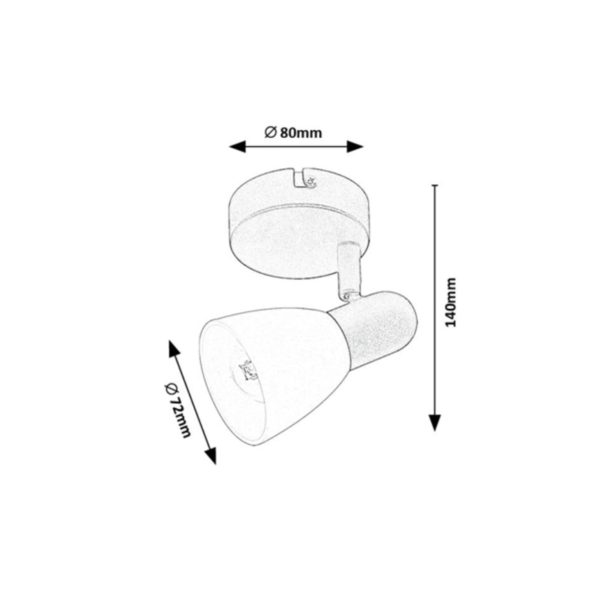 Rabalux - Spot 1x E14, 40W, 230V