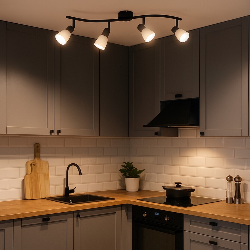 Rabalux - Plafonieră cu 4 spoturi, 4xE14/40W/230V