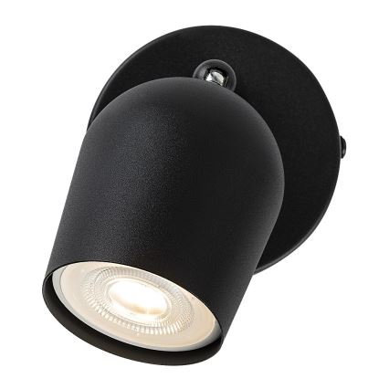 Rabalux - Aplica de perete cu spot 1xGU10/15W/230V, neagră