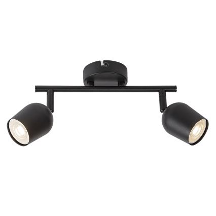 Rabalux - Spot cu 2 socluri GU10, 15W, 230V, negru