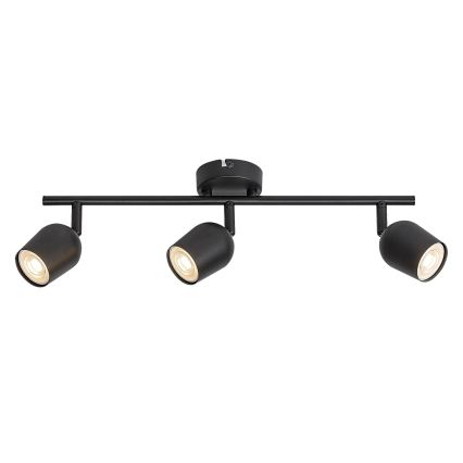 Rabalux - Plafonieră cu spoturi 3xGU10/15W/230V, negru