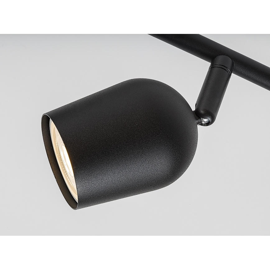 Rabalux - Plafonieră cu spoturi 3xGU10/15W/230V, negru
