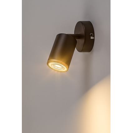 Rabalux - Aplică spot de perete 1xGU10/15W/230V, neagră