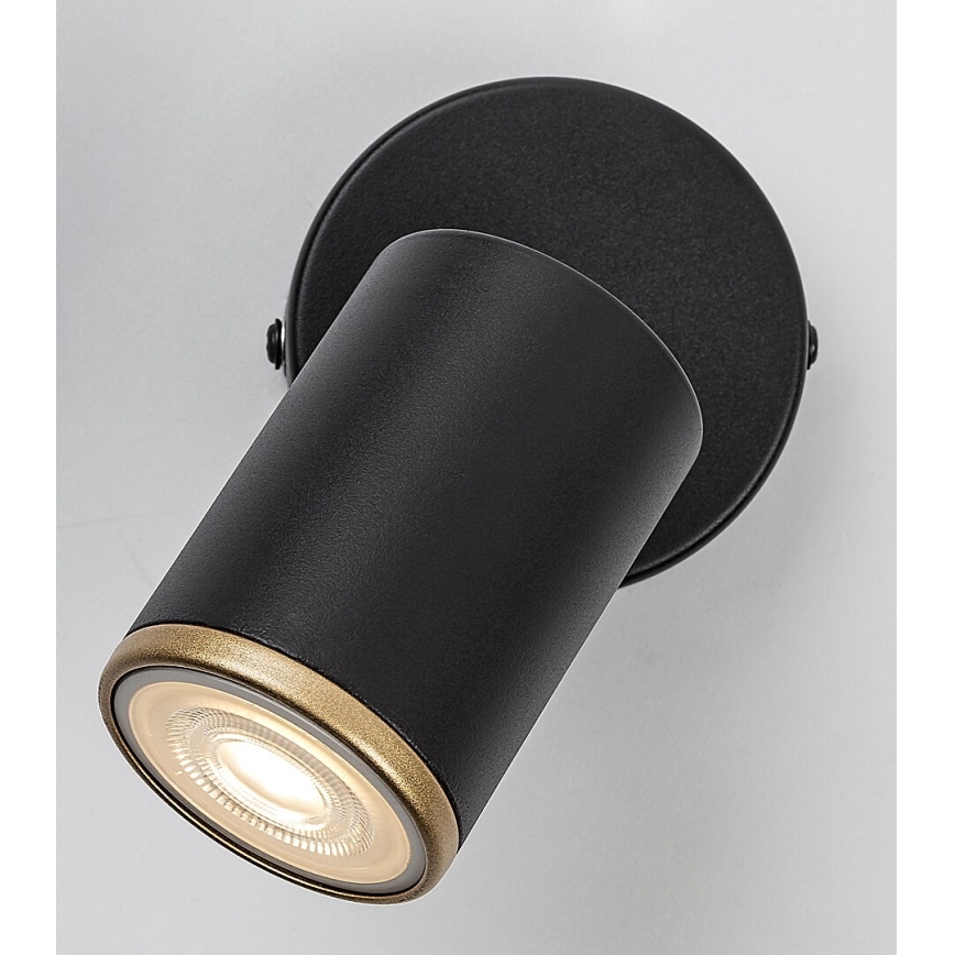 Rabalux - Aplică spot de perete 1xGU10/15W/230V, neagră