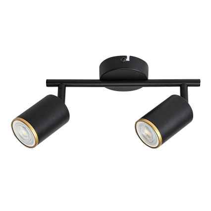 Rabalux - Spot cu 2x GU10, 15 W, 230 V, negru