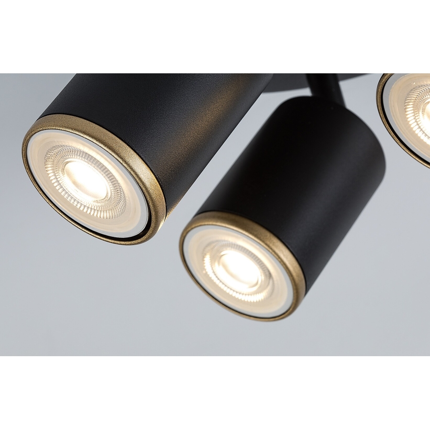 Rabalux - Lampă spot de tavan 3x GU10/15W/230V, neagră