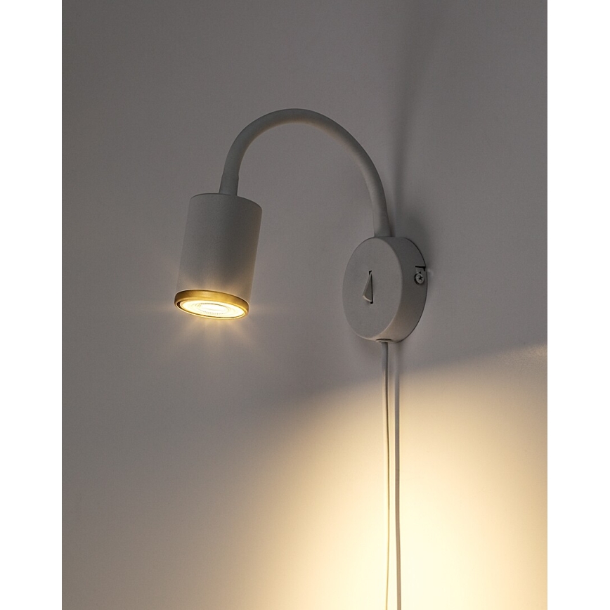 Rabalux - Aplică spot de perete 1xGU10/15W/230V albă
