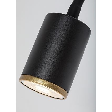Rabalux - Aplică spot de perete 1xGU10/15W/230V negru
