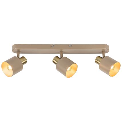 Rabalux - Plafonieră cu spoturi 3xE14/10W/230V bej