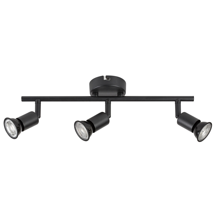 Rabalux - Spot 3xGU10/25W/230V negru