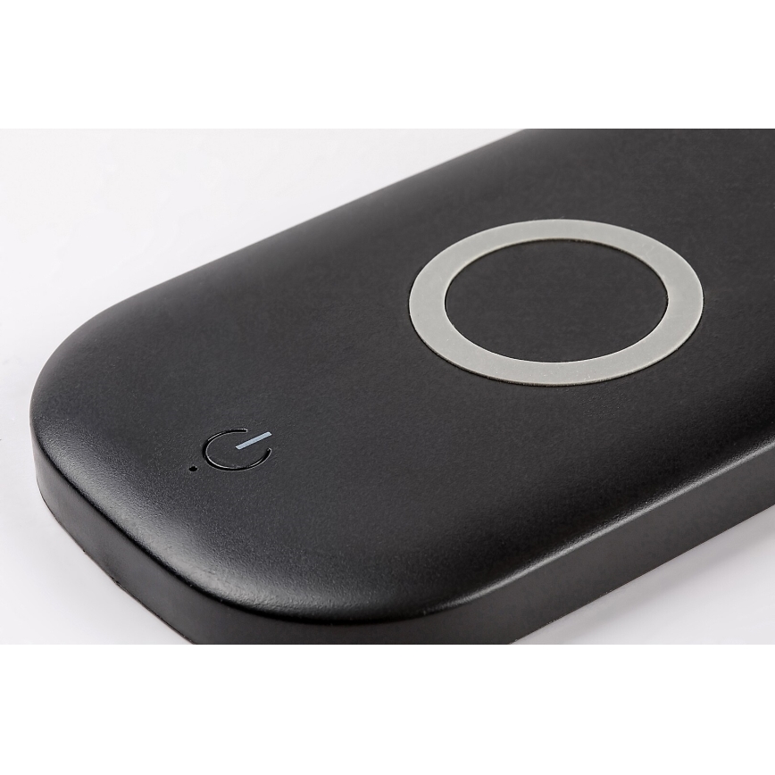 Rabalux - Lampă de birou LED cu touch, reglabilă, cu încărcare wireless LED/5W/5V 2700-6000K negru