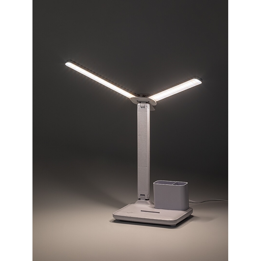 Rabalux - Lampă de birou LED tactilă, reglabilă, 5W/5V, 3000/4000/6500K