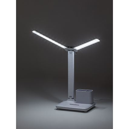 Rabalux - Lampă de birou LED tactilă, reglabilă, 5W/5V, 3000/4000/6500K