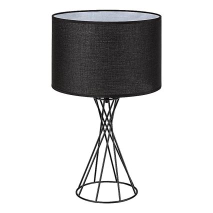 Rabalux - Lampă de masă, 1x E27/40W/230V, neagră