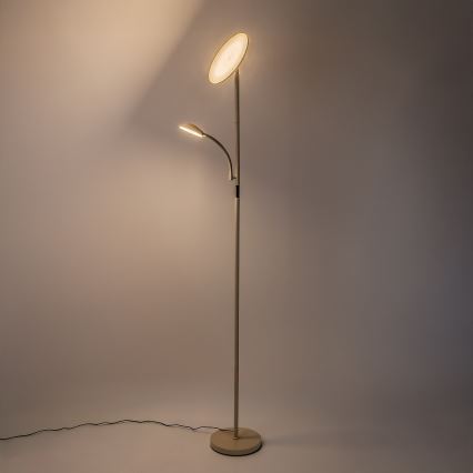 Rabalux - LED Lampă de podea dimerizabilă LED/23W/230V 3000/4200/6500 bej