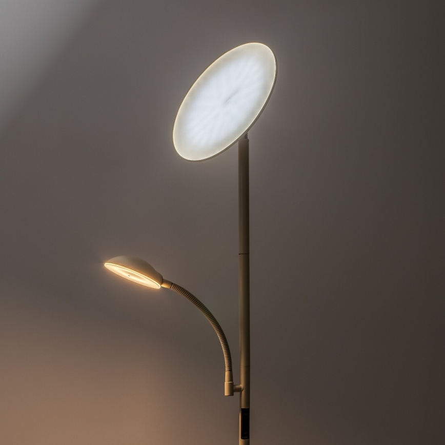 Rabalux - LED Lampă de podea dimerizabilă LED/23W/230V 3000/4200/6500 bej