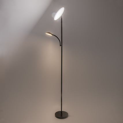 Rabalux - LED Lampă de podea reglabilă LED/23W/230V 3000/4200/6500 neagră
